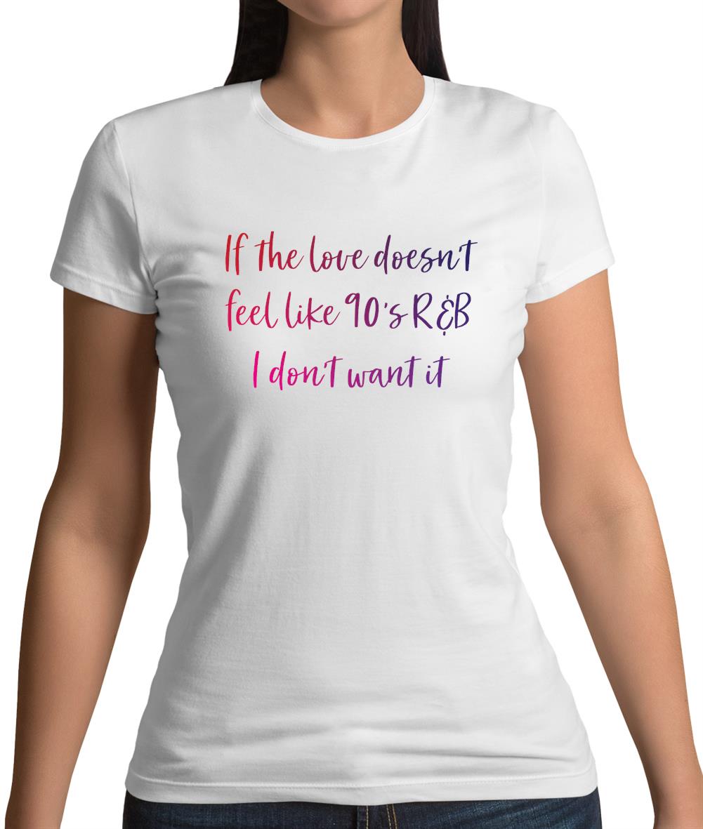 90's R&B Music Womens T-Shirt