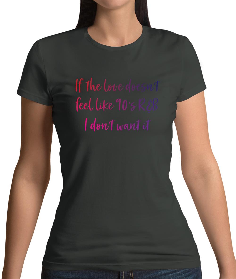 90's R&B Music Womens T-Shirt