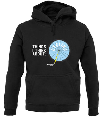 I Think About Cycling unisex hoodie