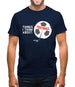 I Think About Football Mens T-Shirt