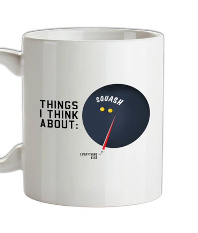 I Think About Squash Ceramic Mug
