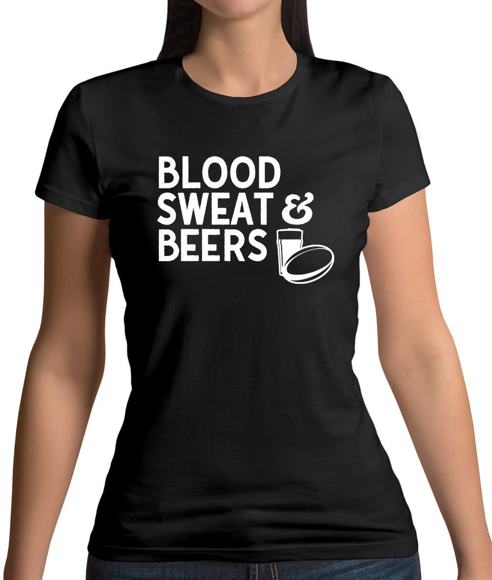 Blood Sweat And Beers Womens T-Shirt