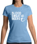 Blood Sweat And Beers Womens T-Shirt