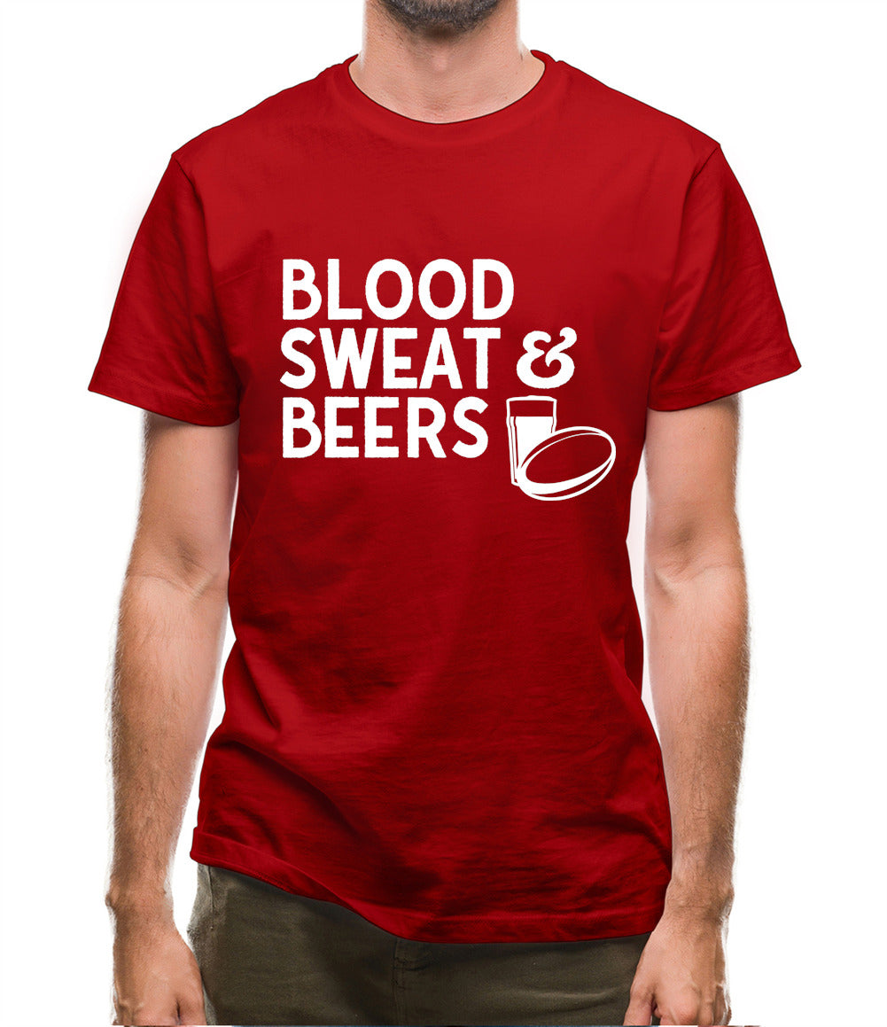 Blood Sweat And Beers Mens T-Shirt