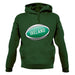 Irish Flag Rugby Ball Unisex Hoodie