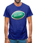 Irish Flag Rugby Ball Mens T-Shirt