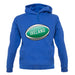 Irish Flag Rugby Ball Unisex Hoodie