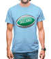 Irish Flag Rugby Ball Mens T-Shirt