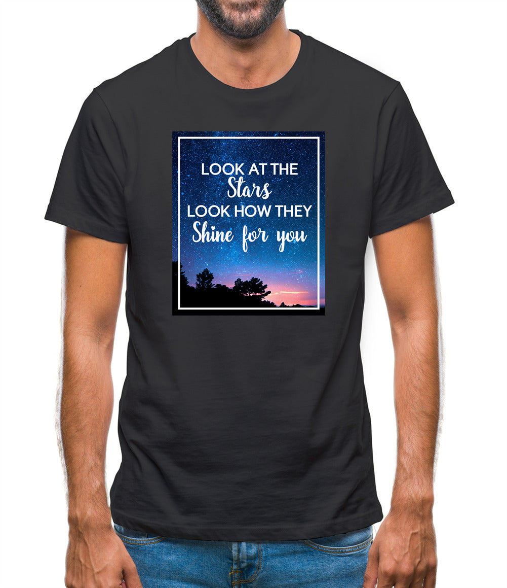 Look At The Stars Mens T-Shirt