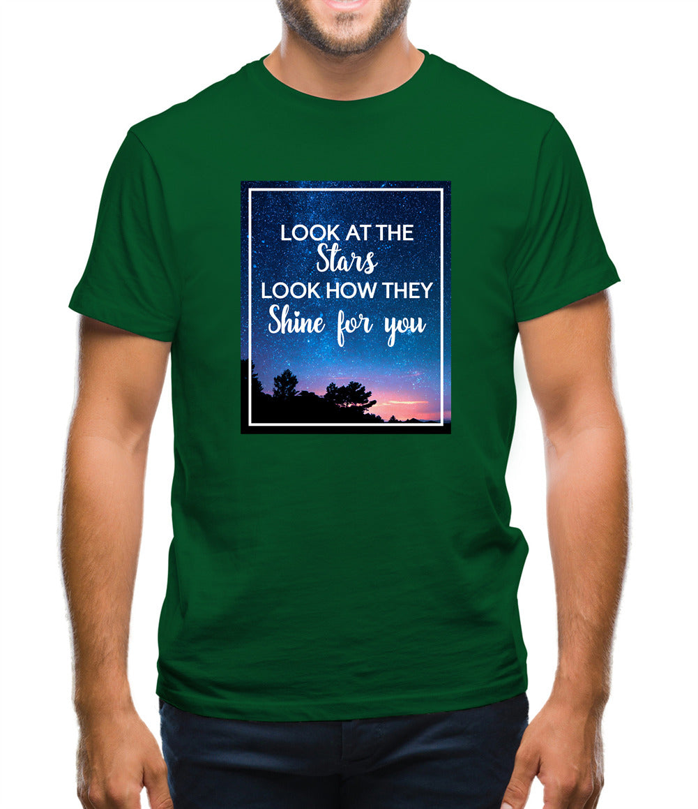 Look At The Stars Mens T-Shirt