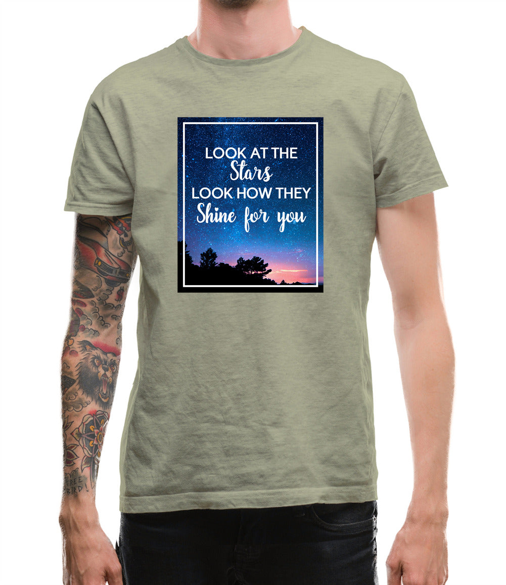 Look At The Stars Mens T-Shirt