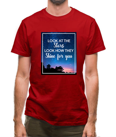 Look At The Stars Mens T-Shirt