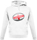 England Flag Rugby Ball Unisex Hoodie