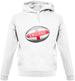 England Flag Rugby Ball Unisex Hoodie