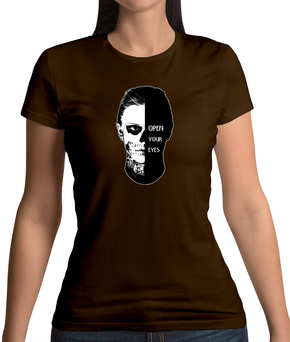 Open Your Eyes Womens T-Shirt