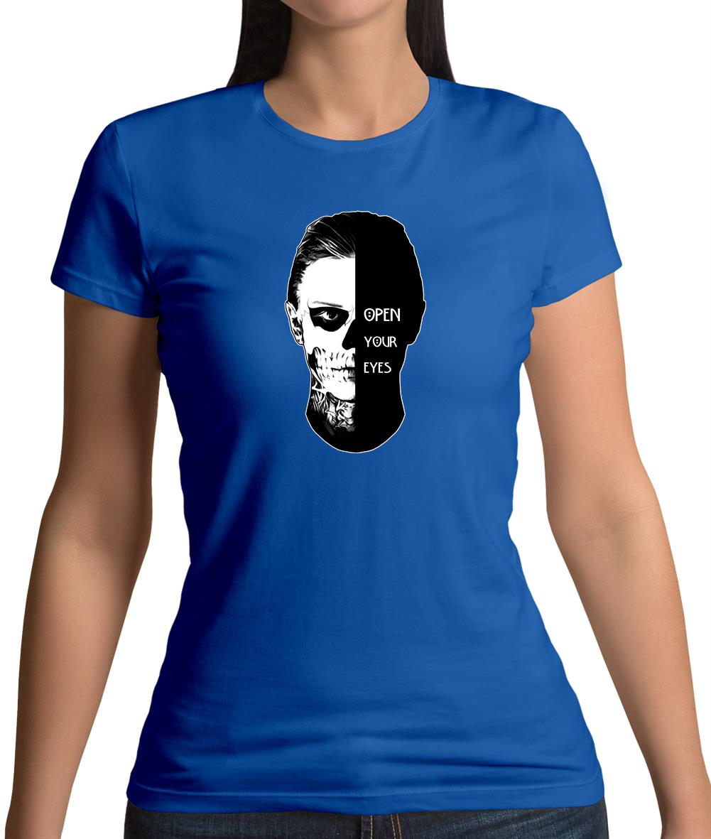 Open Your Eyes Womens T-Shirt
