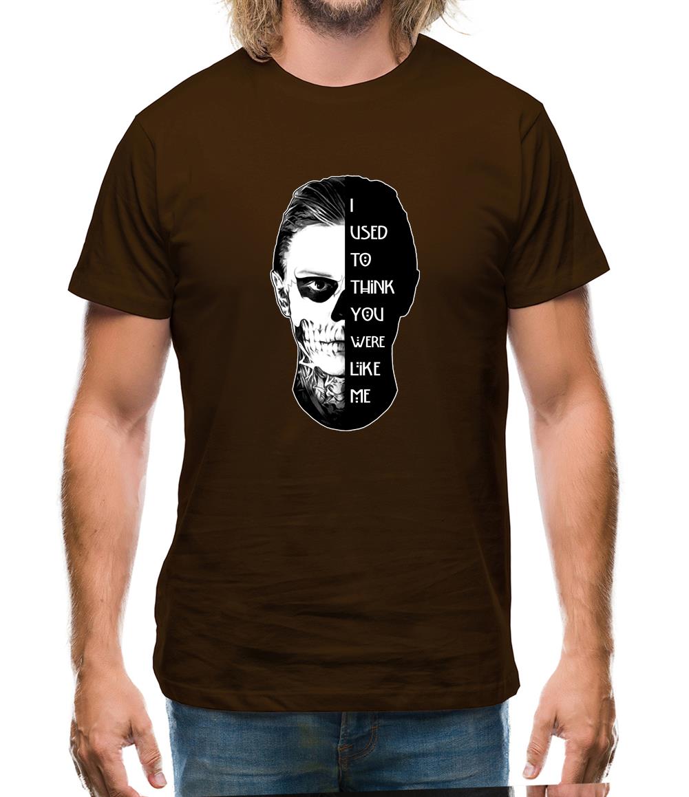 I Used To Think You Were Like Me FACE Design Mens T-Shirt