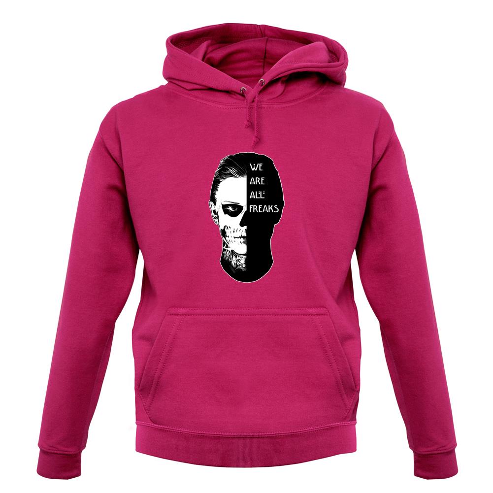 We Are All Freaks FACE Design unisex hoodie