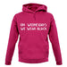 On Wednesdays We Wear Black unisex hoodie