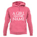 A Girl Has No Name Unisex Hoodie