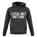 Steak Joke, Thatâ€™S Rare unisex hoodie