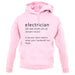 Electrician Definition unisex hoodie