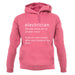 Electrician Definition unisex hoodie