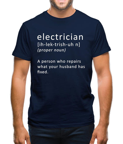 Electrician Definition Mens T-Shirt