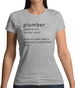 Plumber Definition Womens T-Shirt