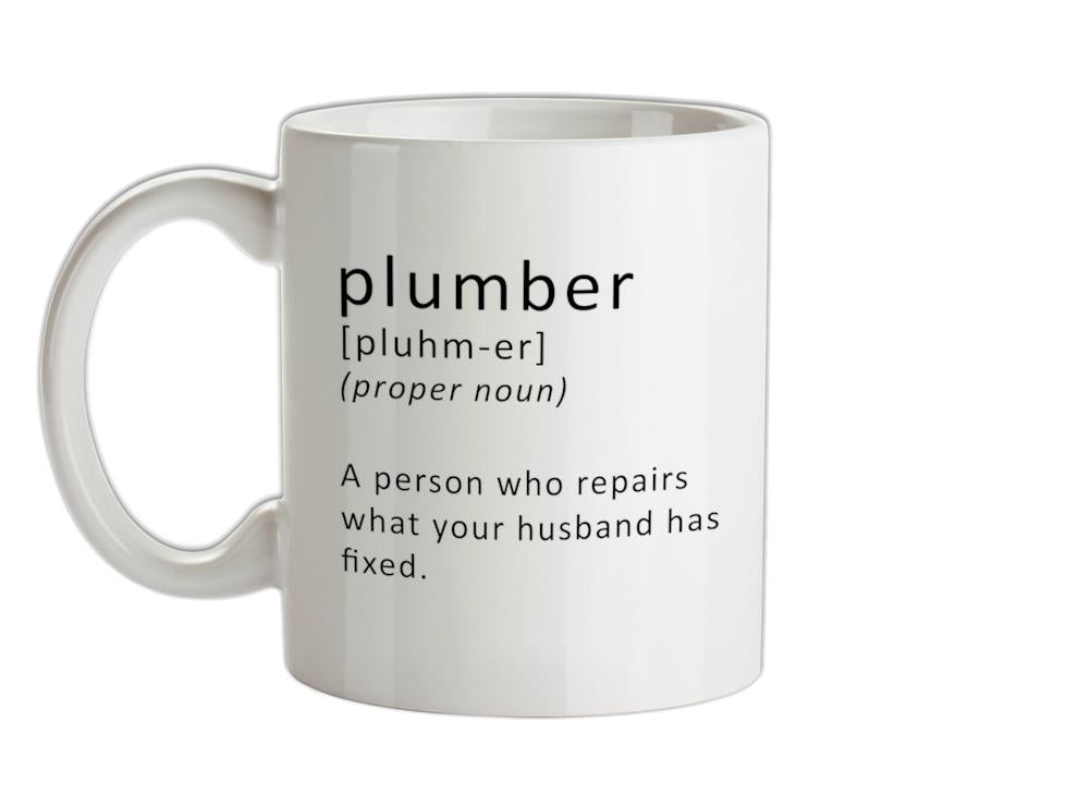 Define Plumber Ceramic Mug