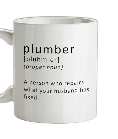 Define Plumber Ceramic Mug