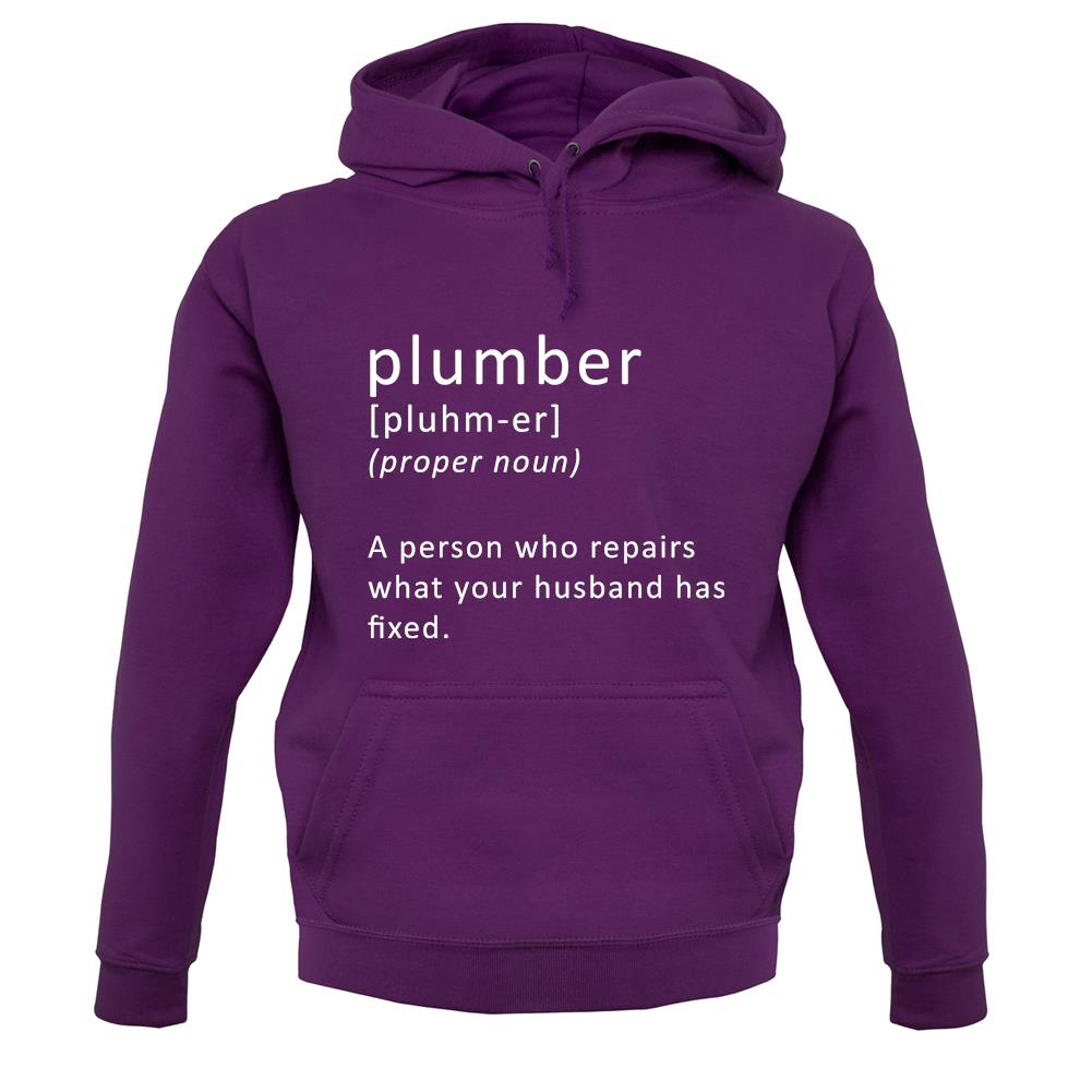 Plumber Definition unisex hoodie