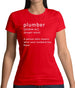 Plumber Definition Womens T-Shirt