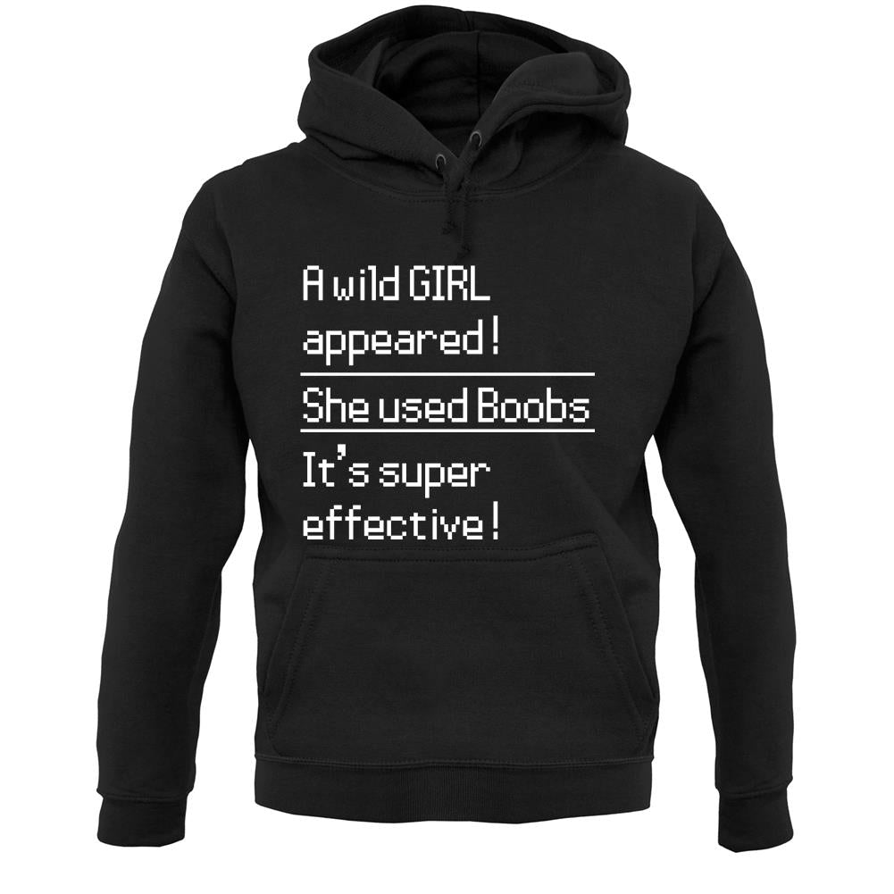 She Uses Boobs Unisex Hoodie