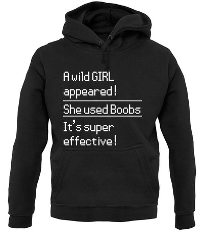 She Uses Boobs unisex hoodie