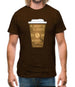 A Yawn Is A Silent Scream For Coffee Mens T-Shirt