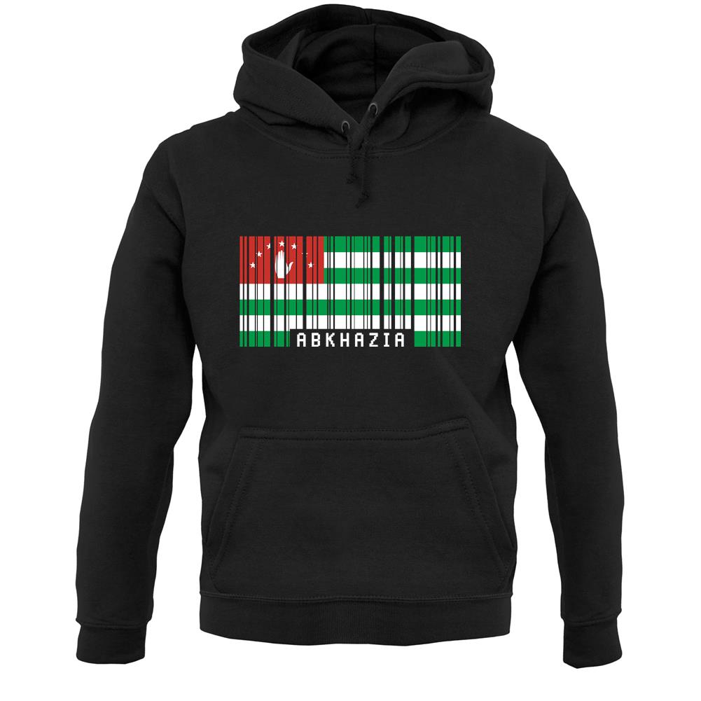 Abkhazia Barcode Style Flag Unisex Hoodie