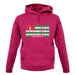 Abkhazia Barcode Style Flag unisex hoodie