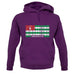 Abkhazia Barcode Style Flag unisex hoodie