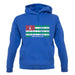 Abkhazia Barcode Style Flag unisex hoodie