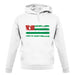 Abkhazia Grunge Style Flag unisex hoodie