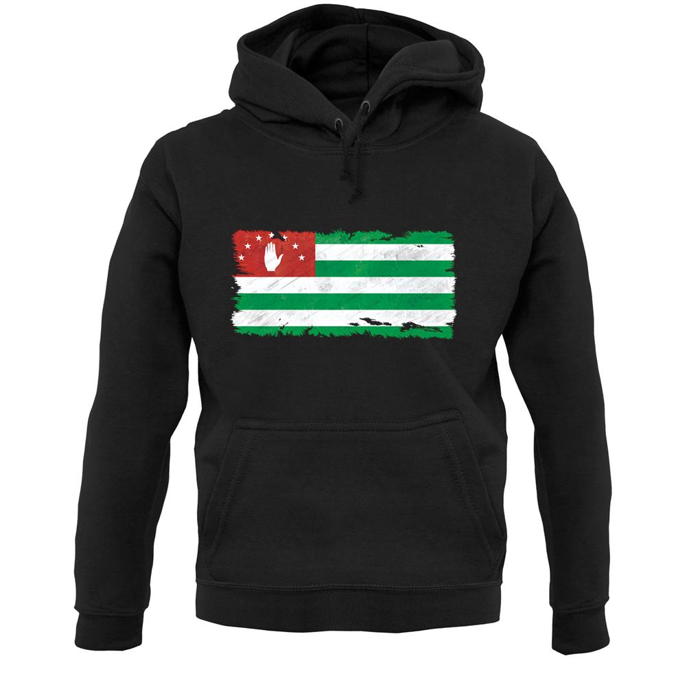 Abkhazia Grunge Style Flag Unisex Hoodie