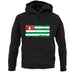 Abkhazia Grunge Style Flag unisex hoodie