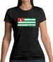 Abkhazia Grunge Style Flag Womens T-Shirt