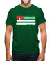 Abkhazia Grunge Style Flag Mens T-Shirt