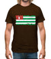 Abkhazia Grunge Style Flag Mens T-Shirt