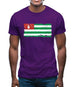 Abkhazia Grunge Style Flag Mens T-Shirt