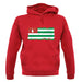 Abkhazia Grunge Style Flag unisex hoodie