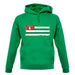 Abkhazia Grunge Style Flag unisex hoodie