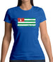 Abkhazia Grunge Style Flag Womens T-Shirt